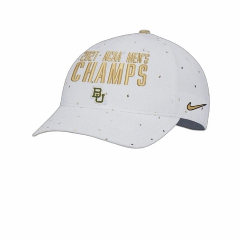 Nike Baylor Bears 2021 NCAA Champs Legacy 91 Adjustable White NEW
